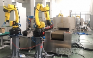 NMT-SDL-616 疫苗玻璃瓶特殊涂層工藝,預(yù)熱+固化自動化對接隧道爐烘烤線(蘇州?？松?